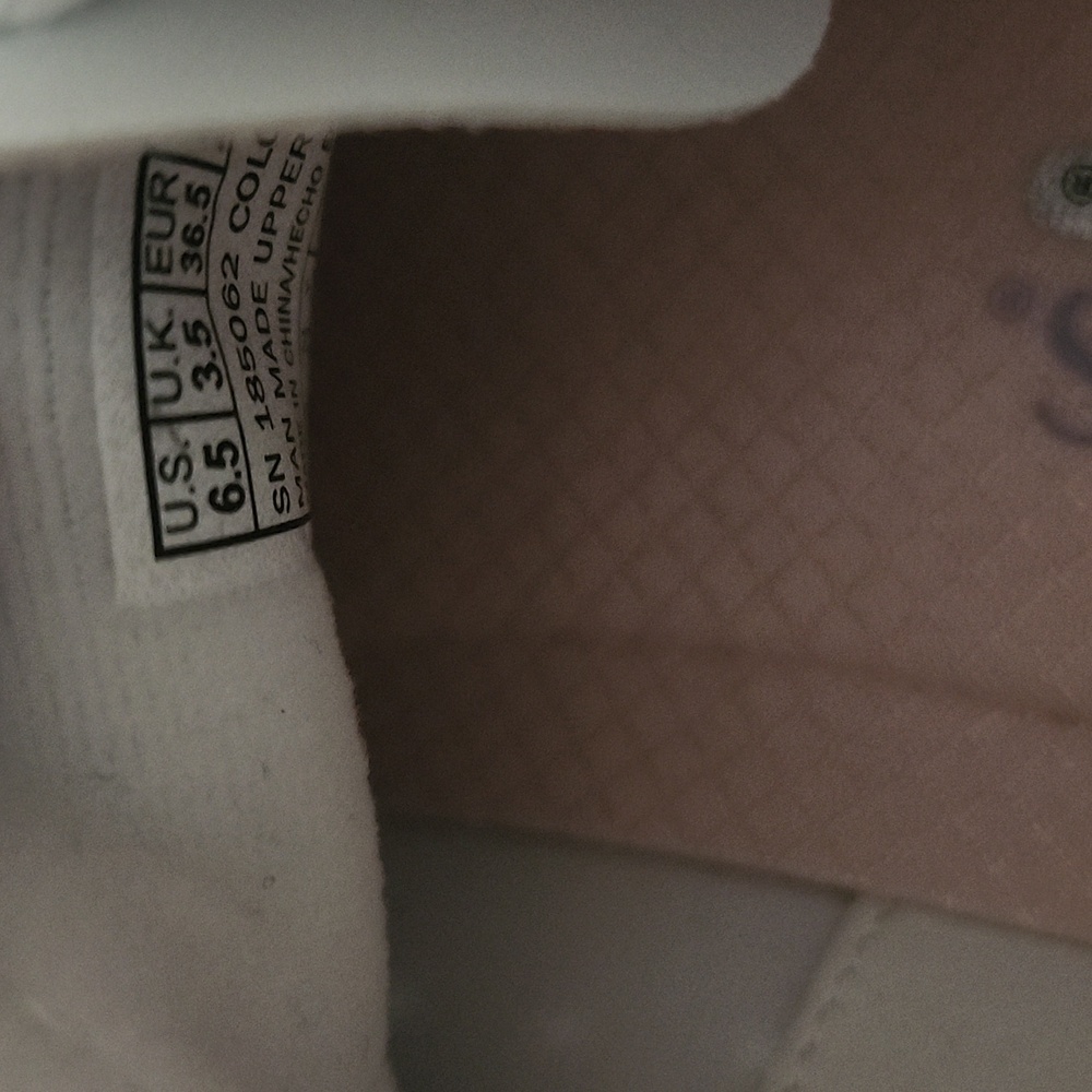 Skechers Women's White and Purple Floral Sneakers - Picture 3 of 3